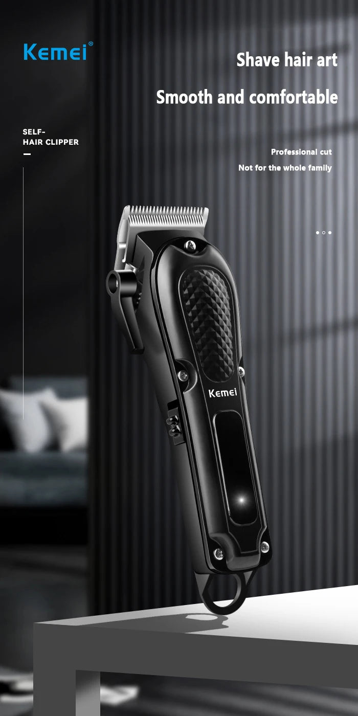 Cortadora de Pelo Kemei KM-1071 USB Recargable