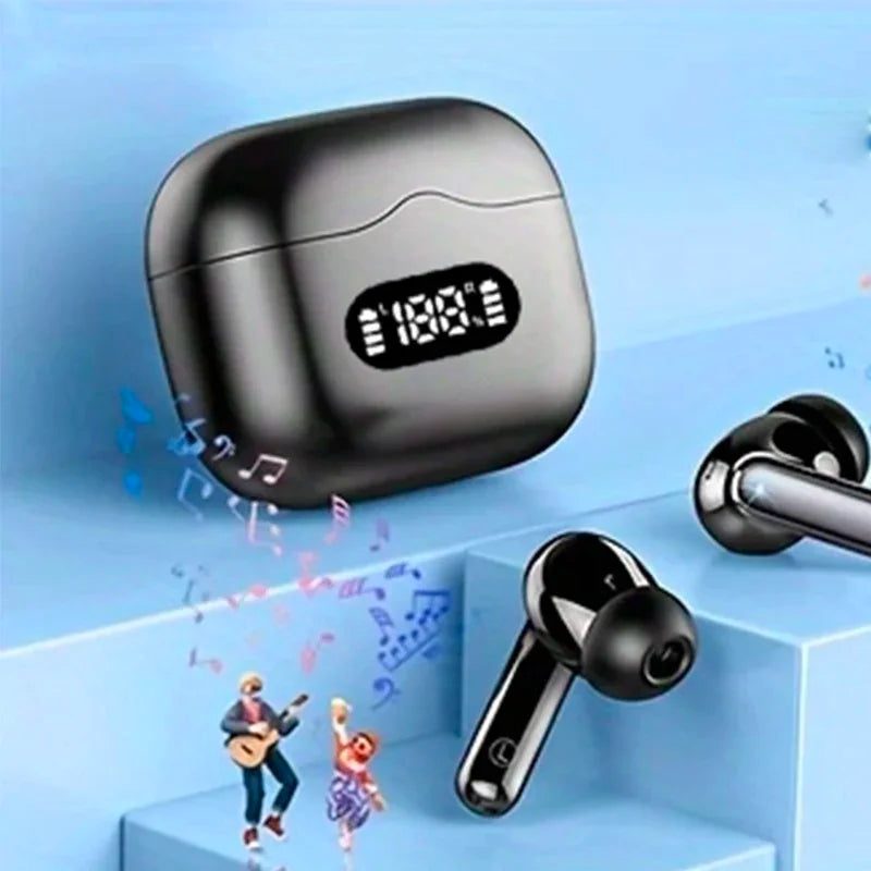 Auriculares Inalámbricos Bluetooth 5.3 ANC con Pantalla LED