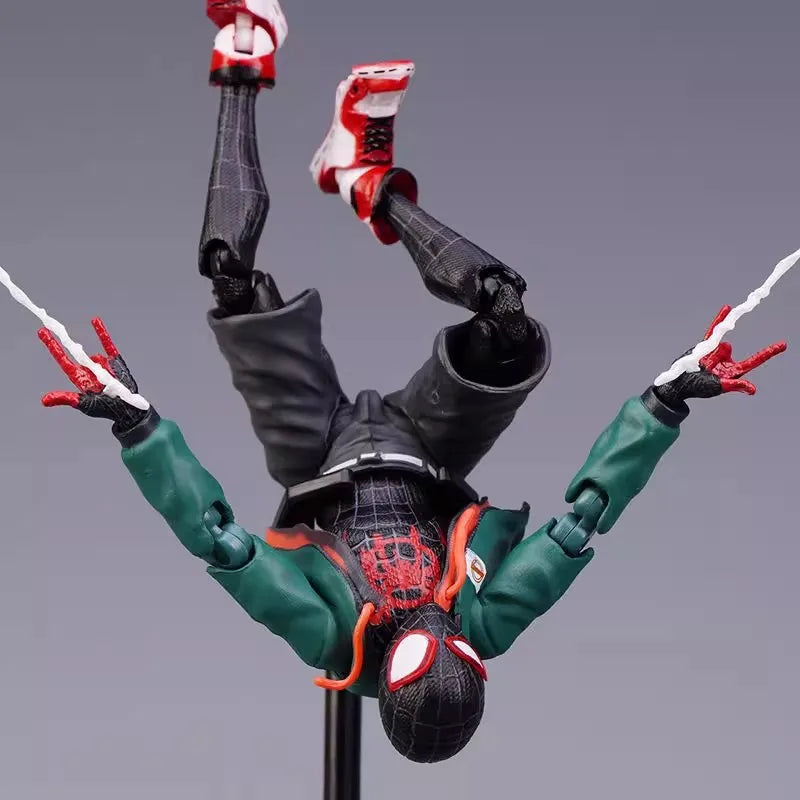 Marvel SHF Spider-Man: Parallel Universe 2: Traverse of The Universe Miles - Set de Caja Móvil, Regalo Hecho a Mano