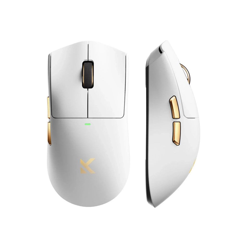 MCHOSE K7-ratón Ultra inalámbrico para juegos PAW3950, doble tasa de orollamiento de 8K, base de carga inalámbrica magnética ligera, para deportes y oficina