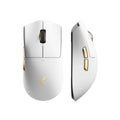 MCHOSE K7-ratón Ultra inalámbrico para juegos PAW3950, doble tasa de orollamiento de 8K, base de carga inalámbrica magnética ligera, para deportes y oficina
