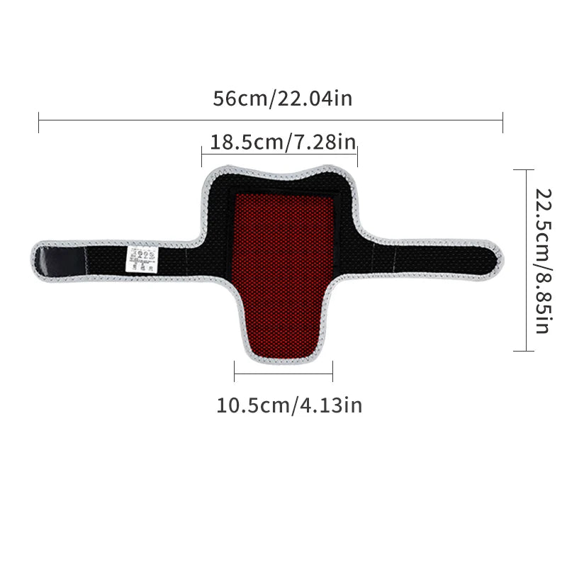 Luz roja calefacción eléctrica soporte para el cuello masajeador de vibración alivia el dolor de columna Cervical fatiga rigidez dragar meridianos