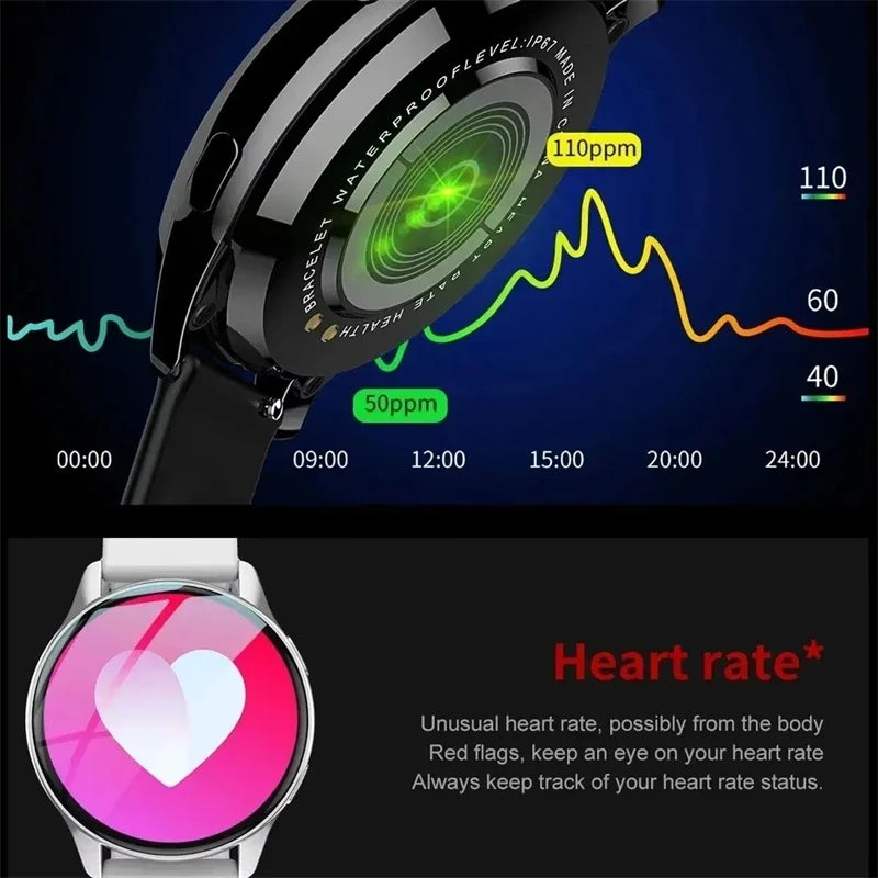 LIGE Reloj Inteligente Bluetooth Reproductor Música