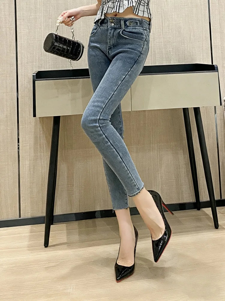 Zapatos de Tacon de Aguja con Suela Roja para Mujer, Punta Fina