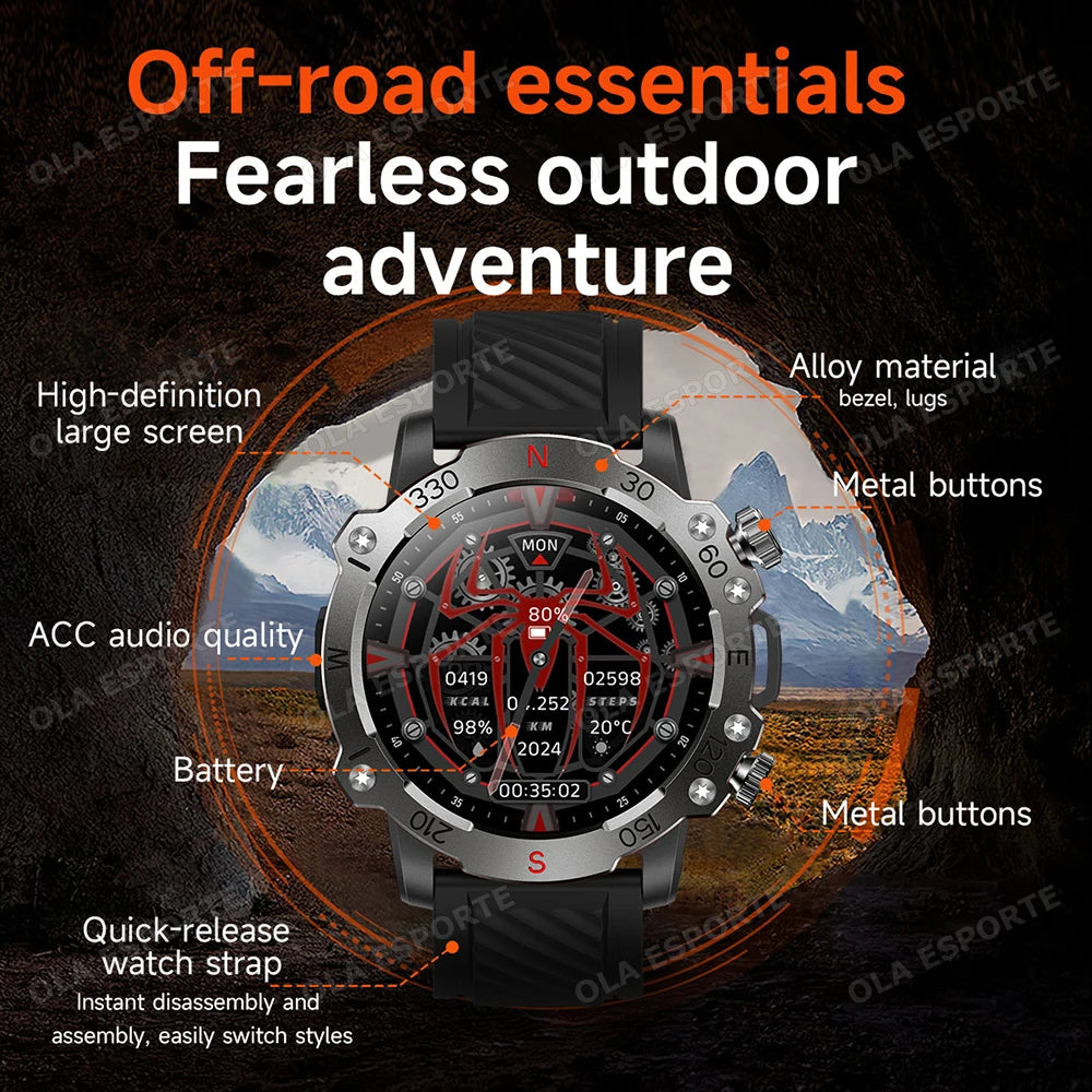 Reloj Inteligente GPS Doble Banda GNSS Militar