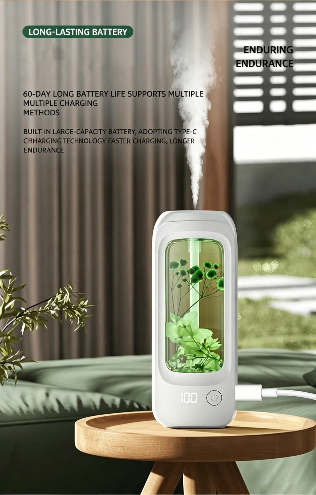 Difusor de Aroma Automático con 6 Modos para Hogar, Hotel y Baño