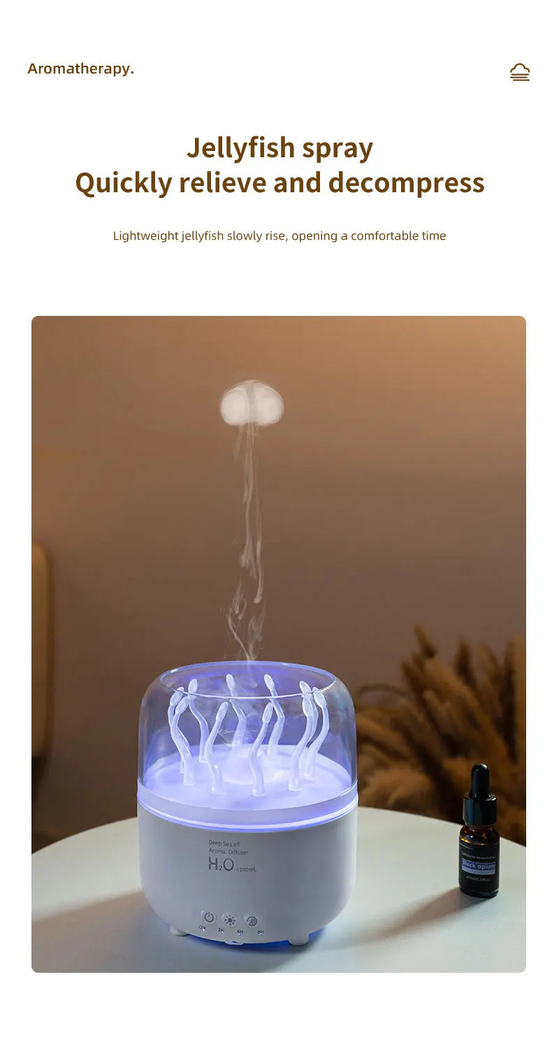 Humidificador Hierba Marina 280ml Ultrasónico