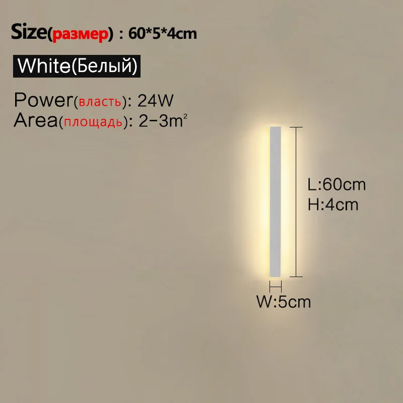 Lámpara de Pared LED IP65 Impermeable Exterior Jardín