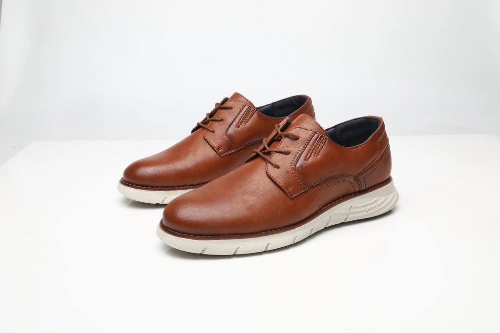 Zapatos Casuales de Cuero para Hombre con Cordones