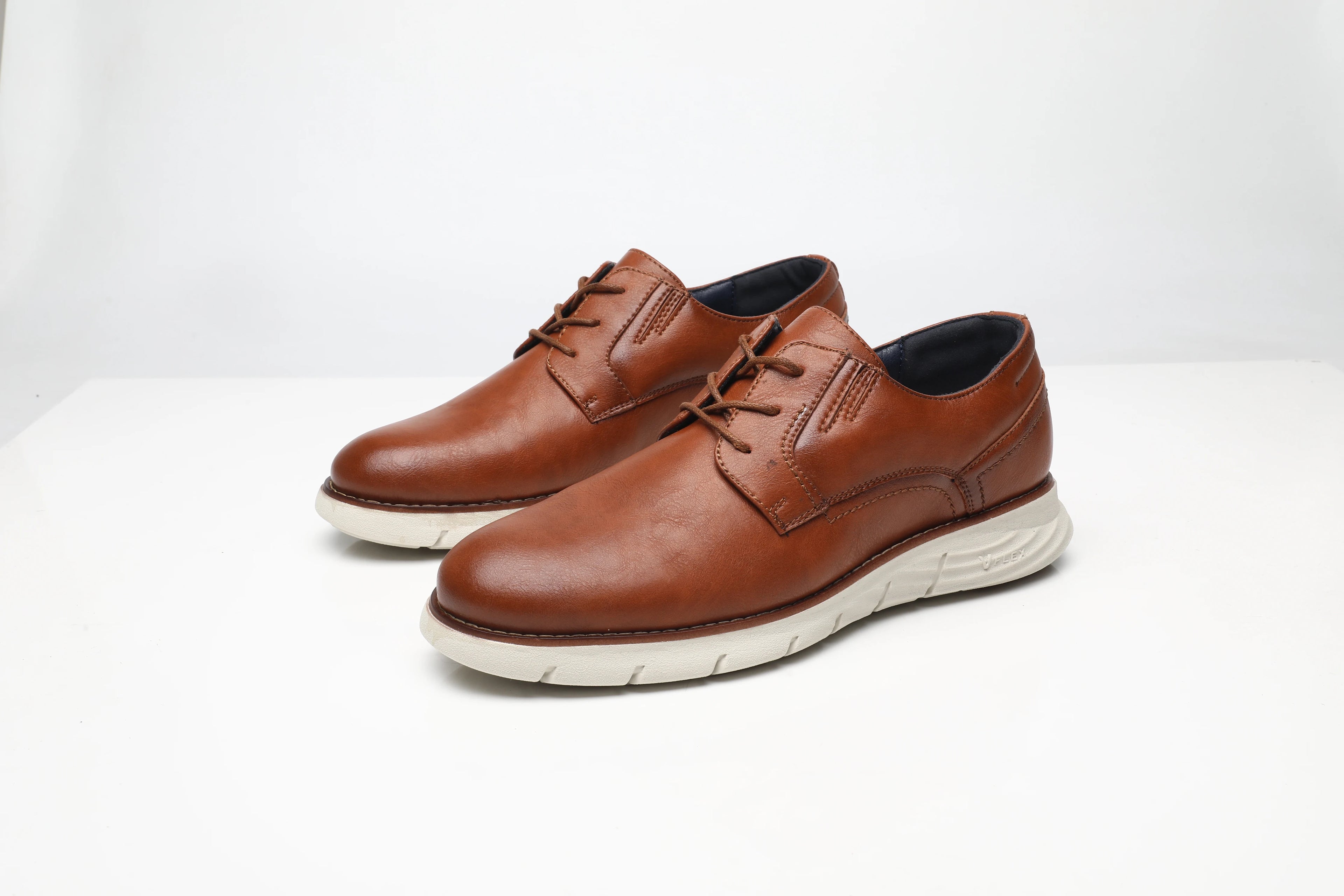 Zapatos Casuales de Cuero para Hombre con Cordones