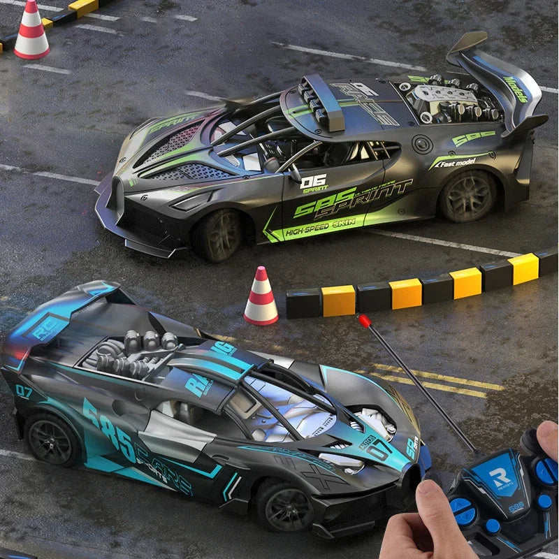 Auto RC de Deriva de Alta Velocidad con Control Remoto para Niños