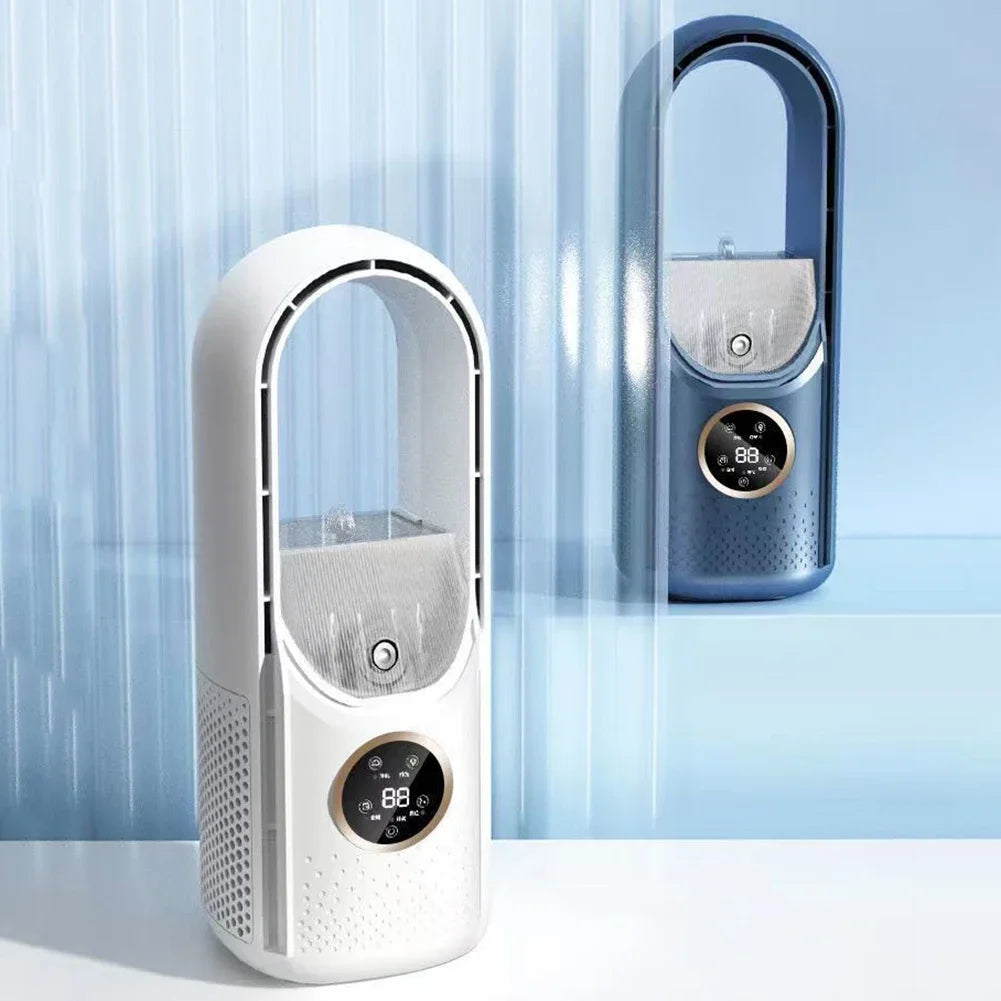 Enfriador de Aire USB Sin Aspas con 6 Velocidades y Temporizador