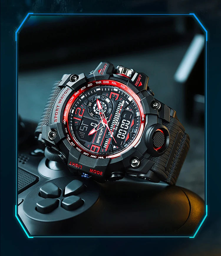 Reloj Digital LED Deportivo SANDA Multifunción para Hombre