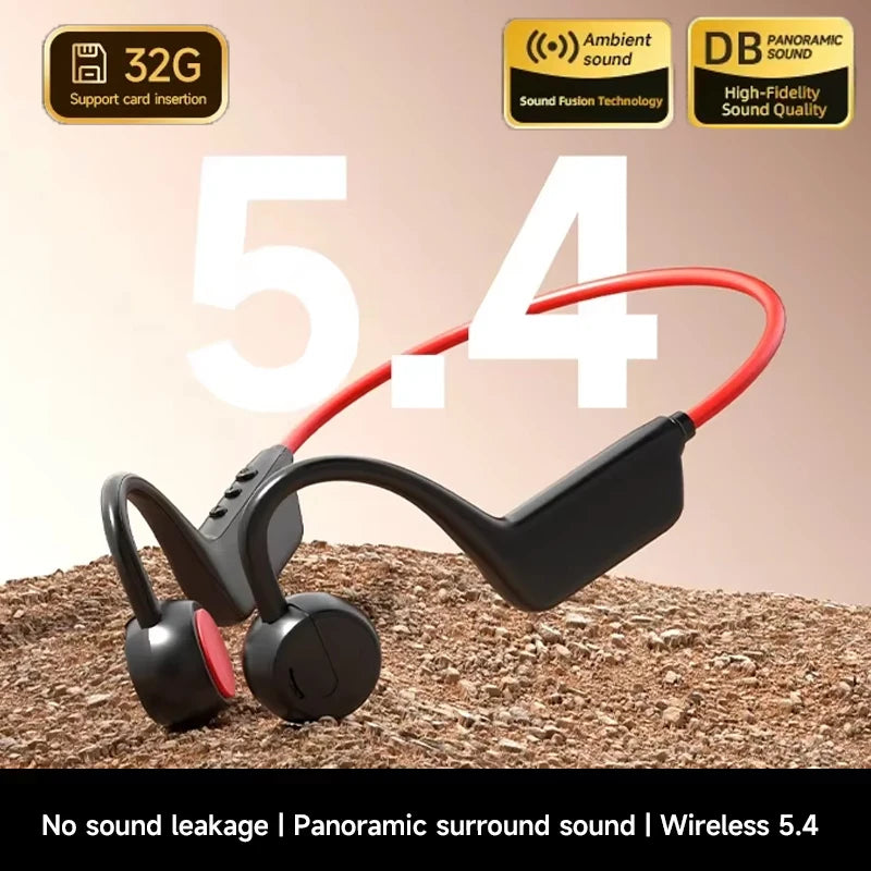 Auriculares de Conducción Ósea IPX8 Bluetooth Deportivos