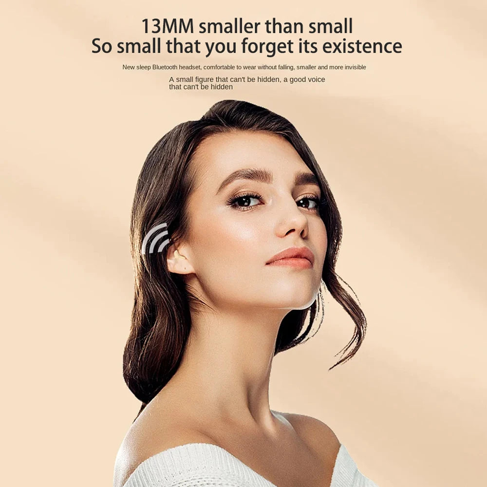 Auriculares Invisibles para Dormir TWS Bluetooth