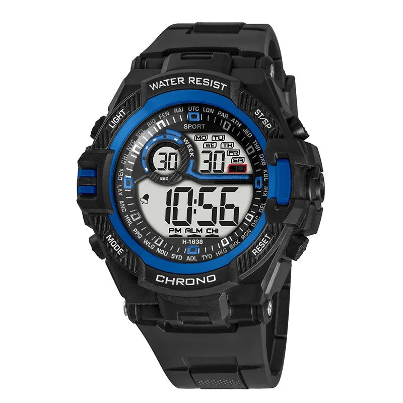 Reloj Digital Deportivo con Cronómetro y Calendario