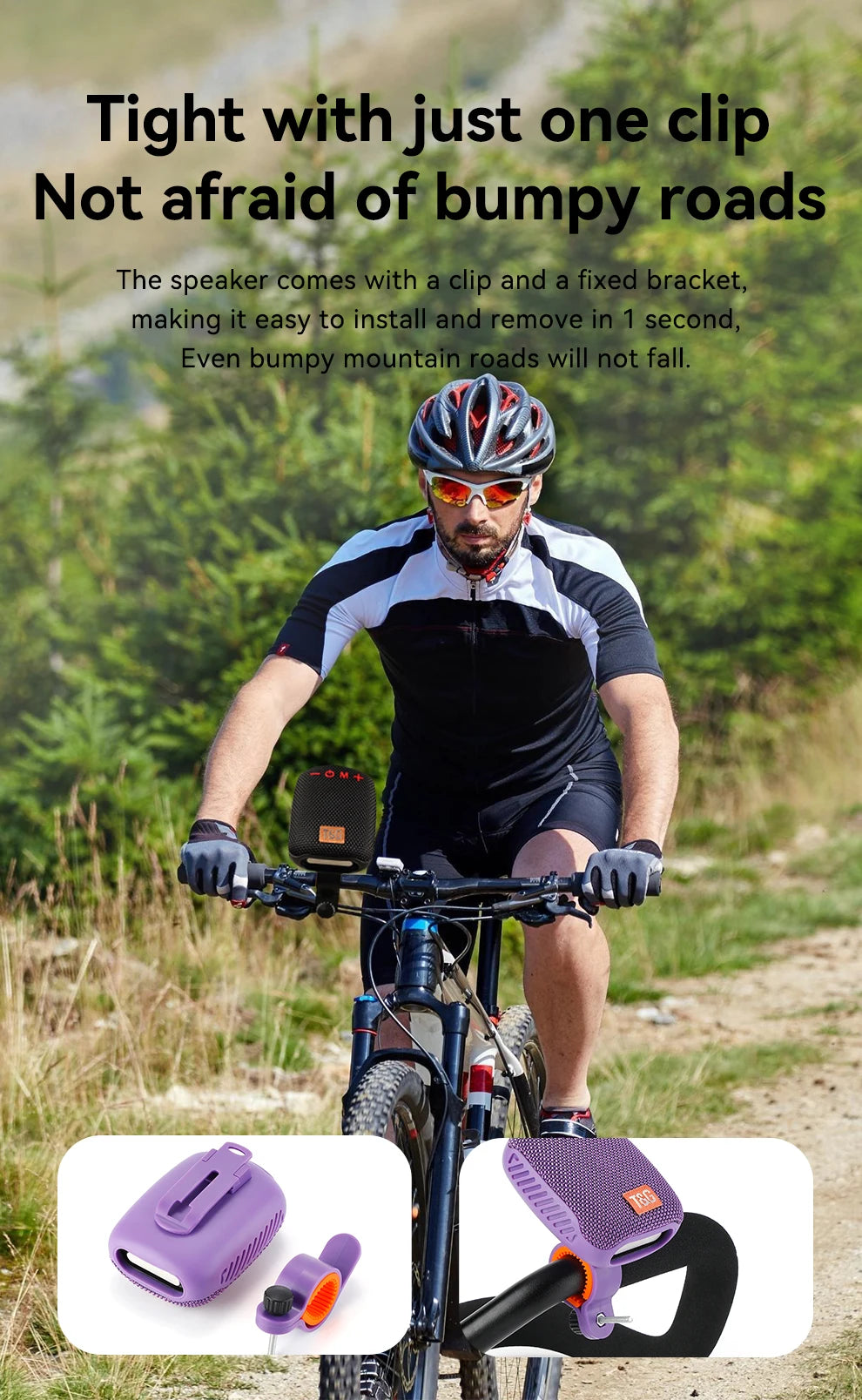 Altavoz Bluetooth inalámbrico para bicicleta, Mini Subwoofer portátil resistente al agua, Caja De Som, caja De sonido, música, Bocina, Coluna Blootooth