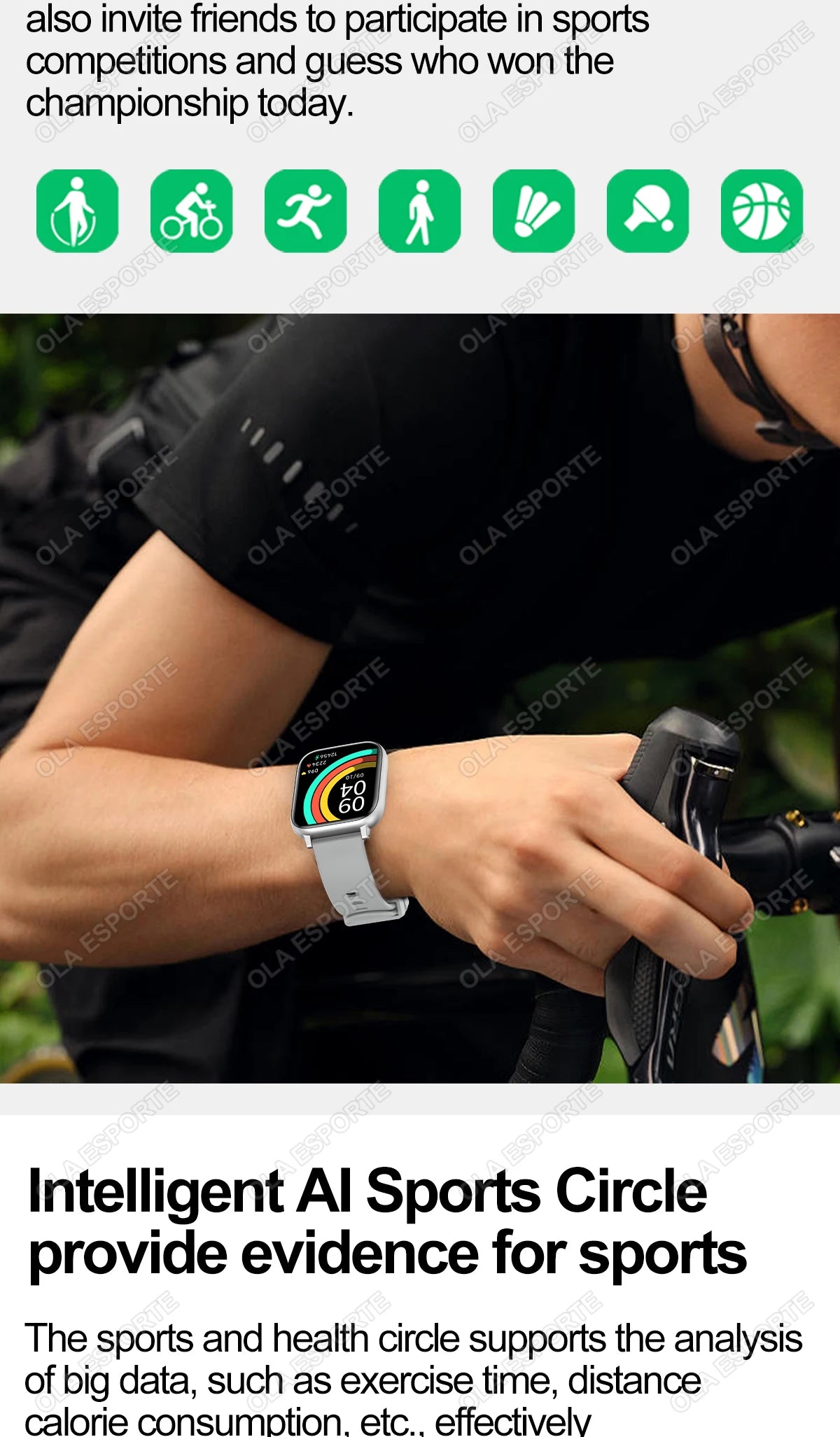 2025 reloj inteligente hombres mujeres GPS HD pantalla táctil Monitor de presión arterial relojes deportivos Bluetooth llamada Fitness reloj inteligente Digital