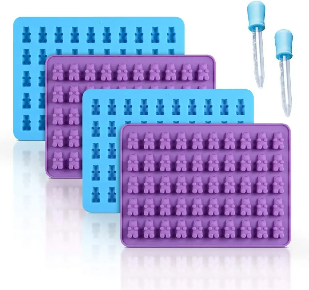 Moldes de Silicona para Dulces y Chocolate x4
