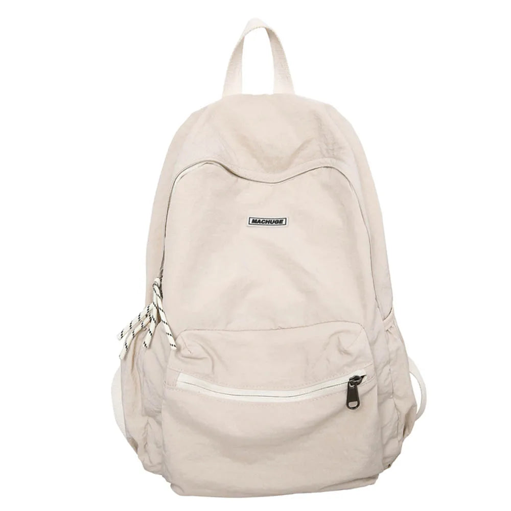 2025 nueva mochila plegable para mujer, mochila de gran capacidad, mochila de ordenador versión coreana Simple