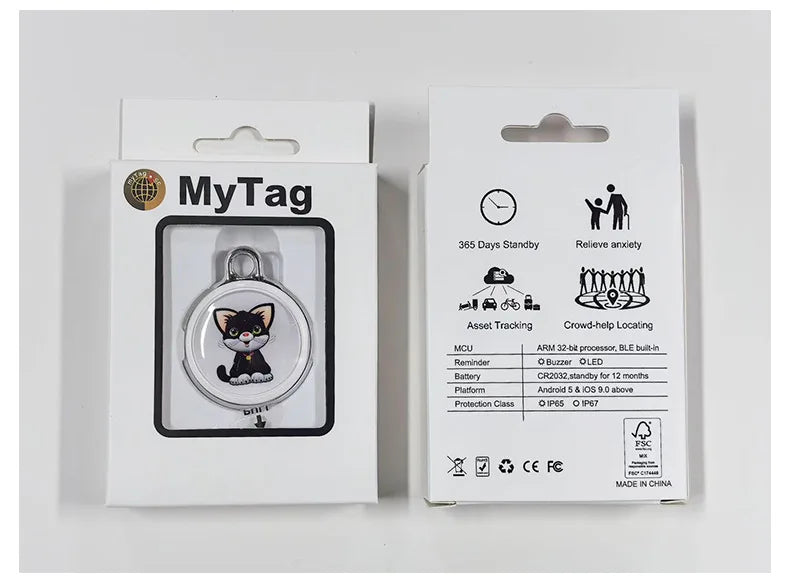Rastreador GPS antipérdida para mascotas, localizador inteligente portátil a prueba de agua, compatible con Bluetooth, seguimiento en tiempo Real, Collar para perros y gatos, dispositivo de búsqueda