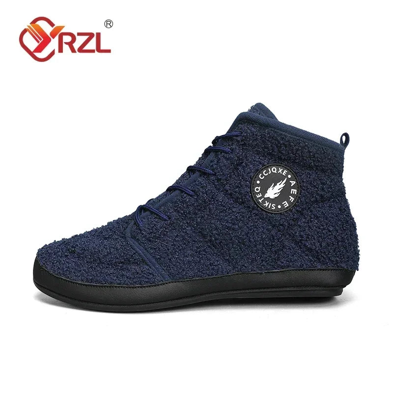 Zapatillas de Invierno YRZL para Hombre con Felpa Cálida