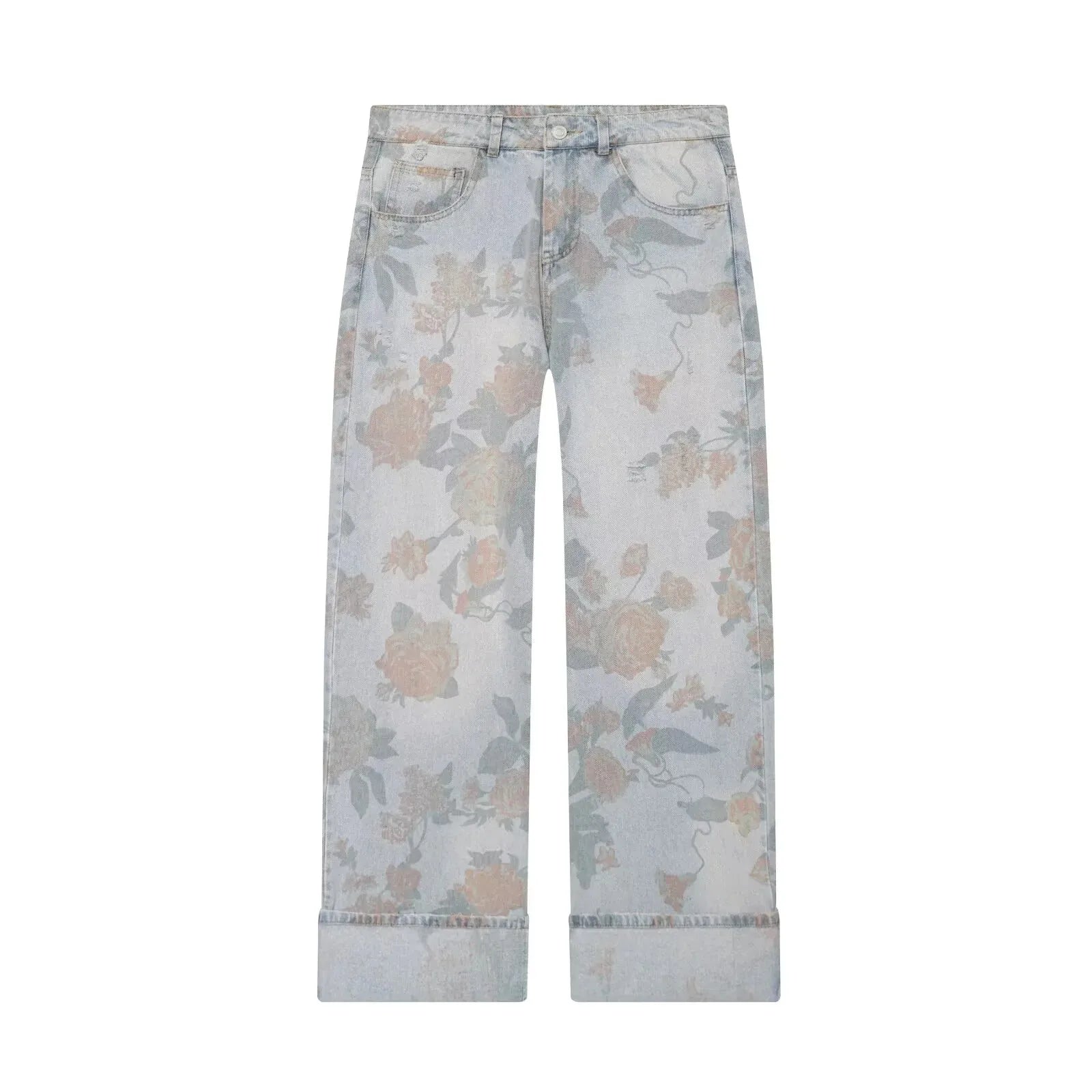 Pantalones Vaqueros Holgados de Cintura Baja