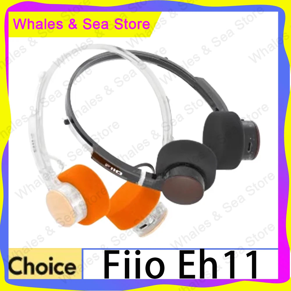 Auriculares Fiio Eh11 Retro Over-Ear Bluetooth con Controlador Dinámico Grande de 40 mm, Carcasa Mecánica, Auriculares con Audio de Alta Resolución Ldac