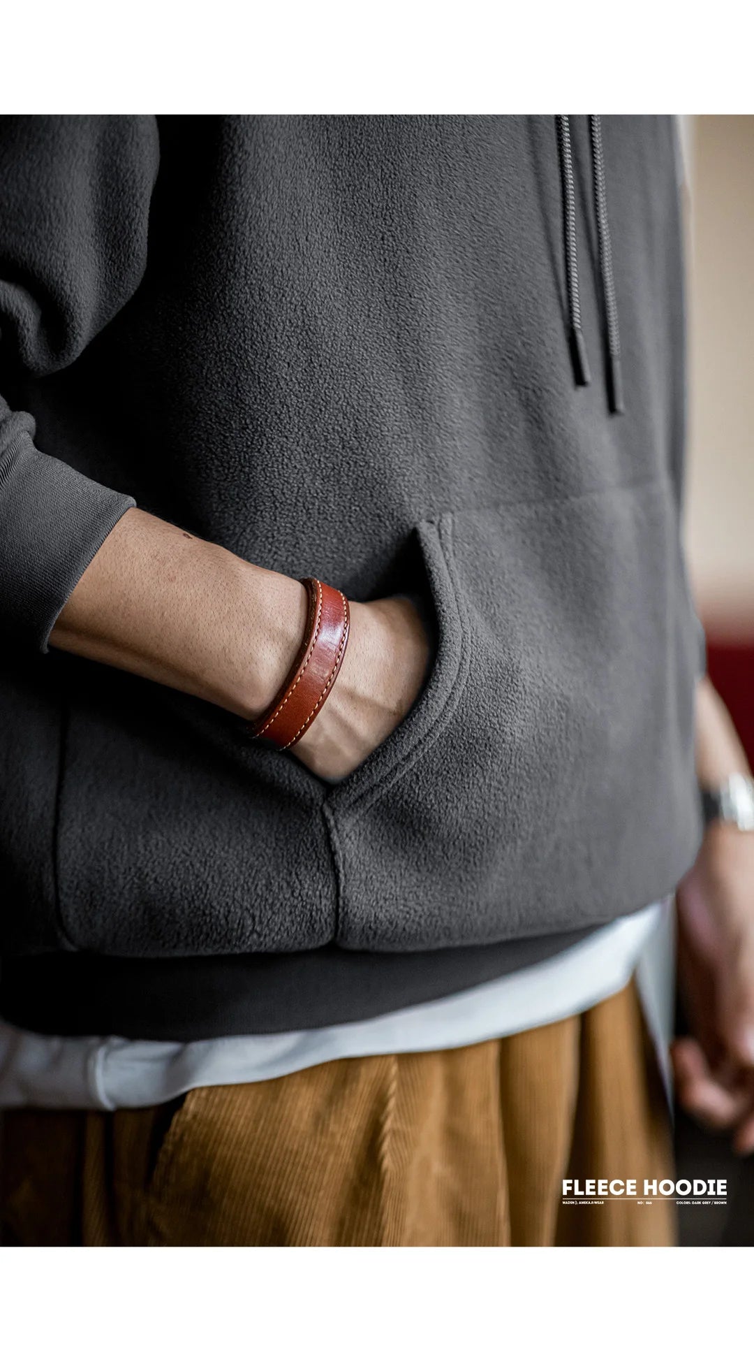 Buzo con Capucha Polar Hombre | Resistente al Viento con Máscara