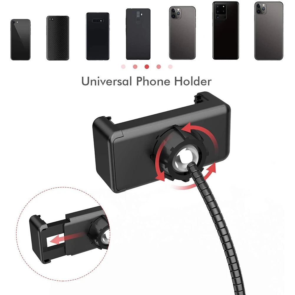 Anillo de luz LED para Selfie de 33cm, luces de fotografía, lámpara fría cálida con trípode, luz de anillo USB regulable para vídeo Tiktok, lámpara de relleno en vivo