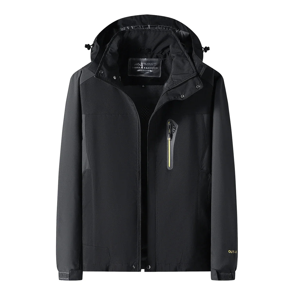 Chaqueta Impermeable de Senderismo para Hombre, Cortavientos
