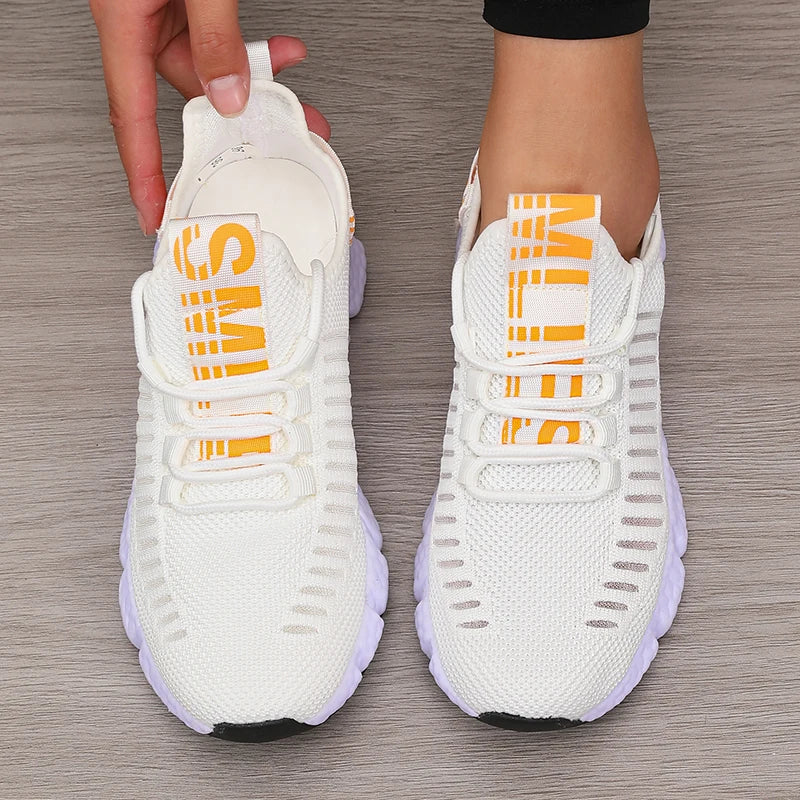 Zapatillas deportivas de plataforma para mujer — transpirables y cómodas