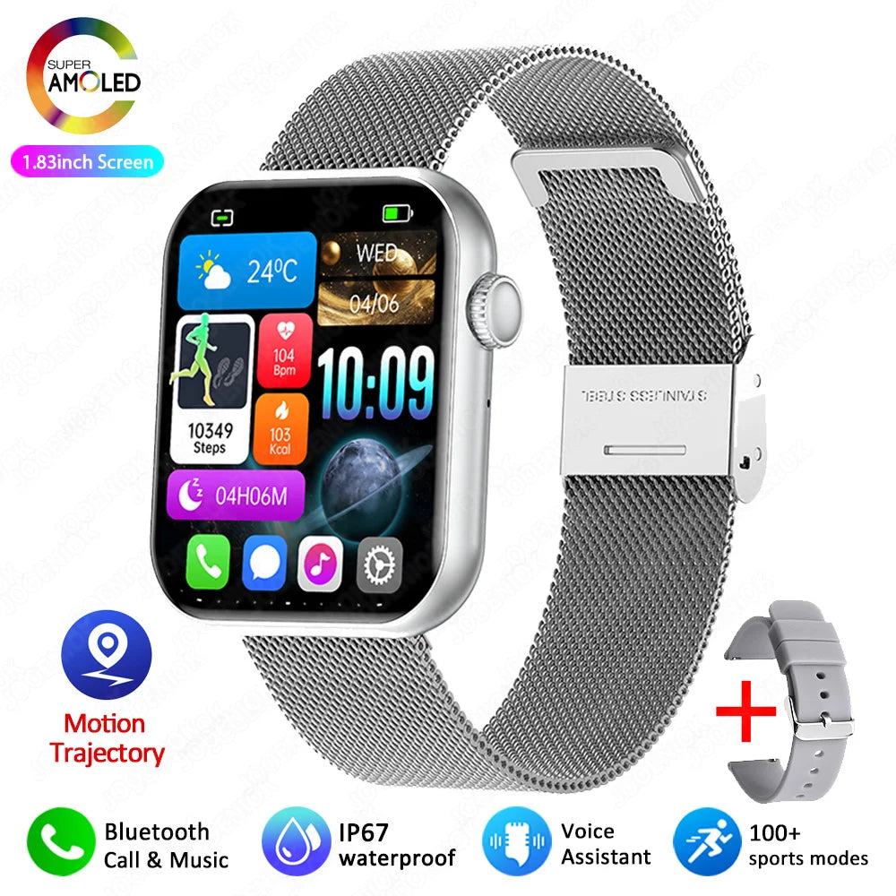 Reloj Inteligente con IA de Voz, IP68 y Llamadas Bluetooth