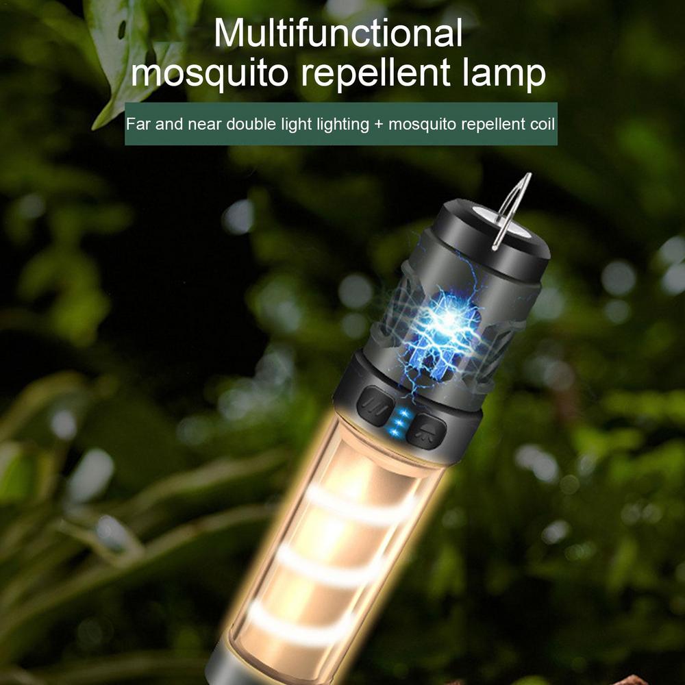 Lámpara Repelente de Mosquitos 3 en 1 para Camping