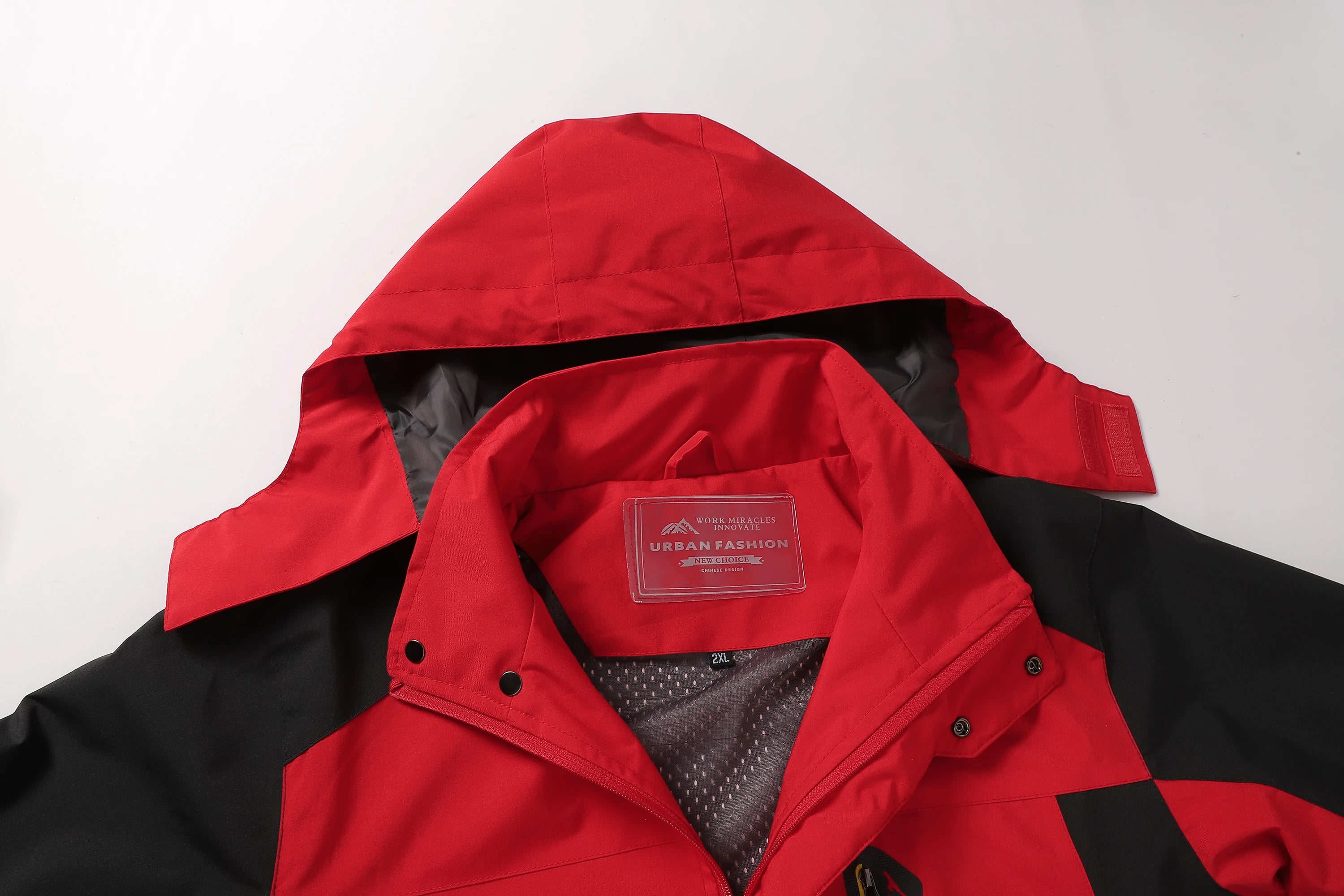 Chaqueta Impermeable de Senderismo para Hombre, Cortavientos