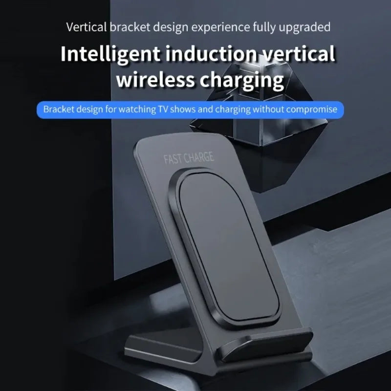Base de Carga Inalámbrica para Escritorio, Soporte para Teléfono, Compatible con iPhone 17~12, Samsung S25 S24, Xiaomi, Estación de Carga Rápida para Smartphone