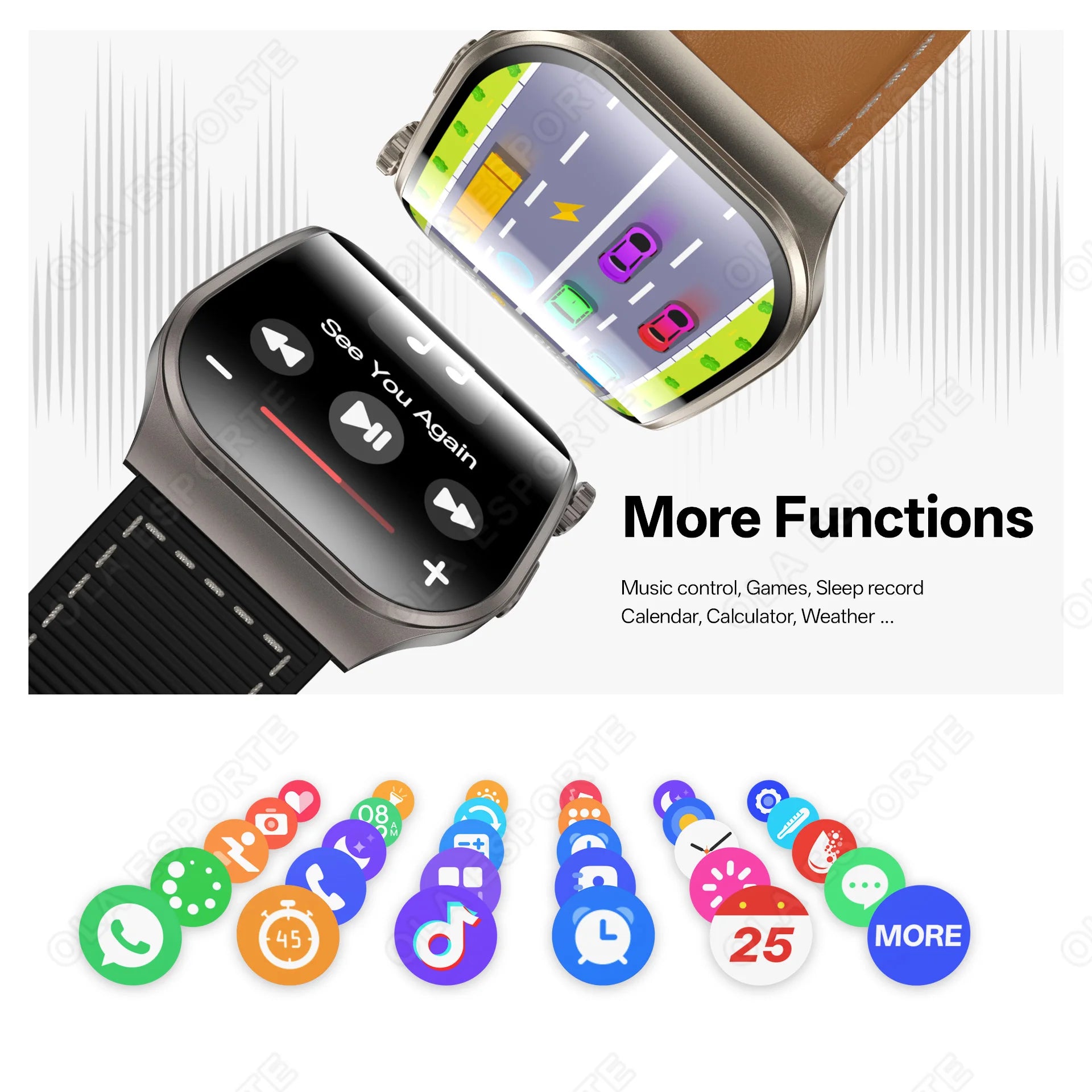 Nuevo Reloj Inteligente para Mujer con Pantalla Curva de 2.01'' AMOLED HD Táctil, Bluetooth 5.3, Llamadas de Voz, Reloj Inteligente Deportivo para Hombre y Mujer Hw12