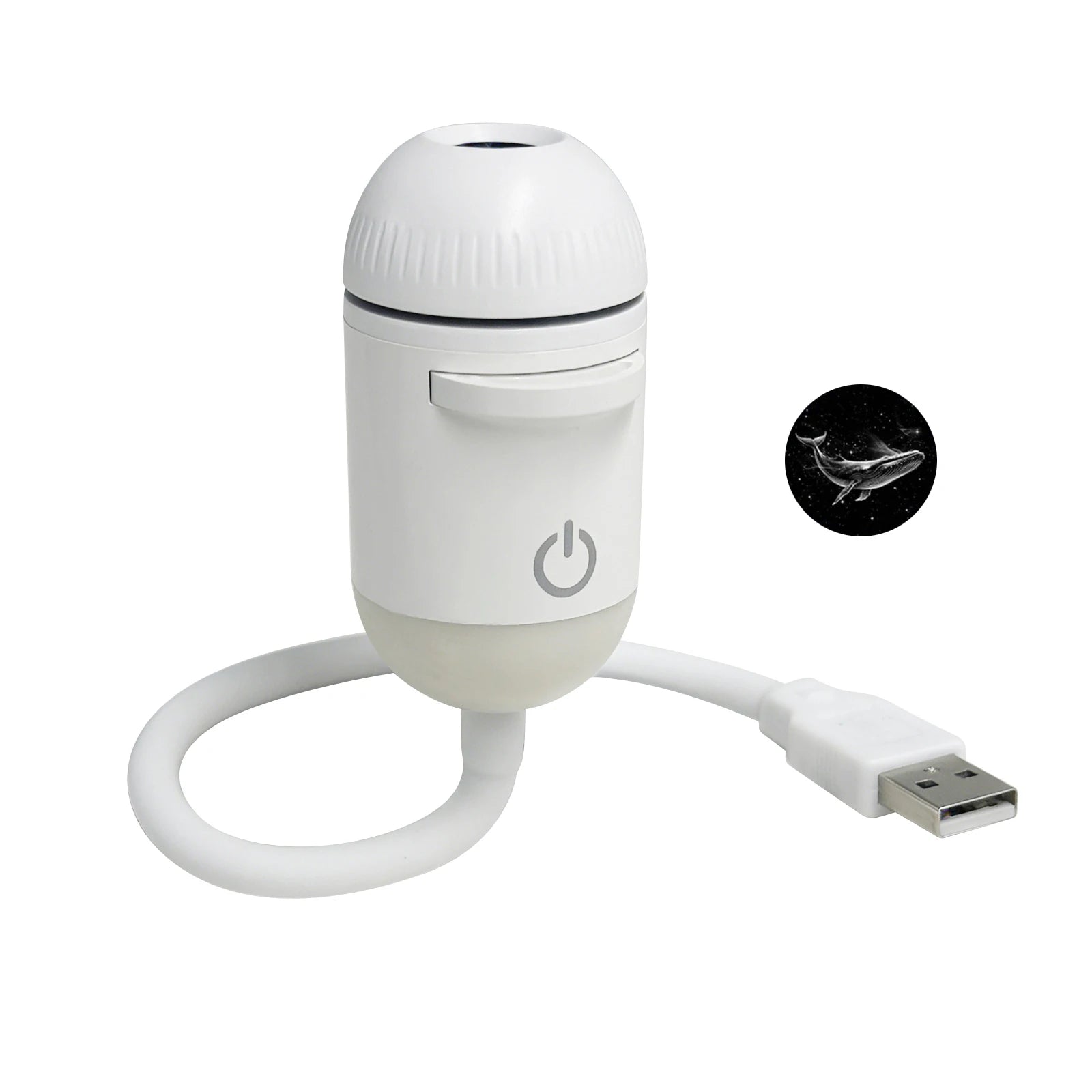 Lámpara proyectora de galaxia LED giratoria 360° con cielo estrellado para hogar