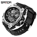 Reloj Militar SANDA Pantalla Dual LED Digital para Hombre