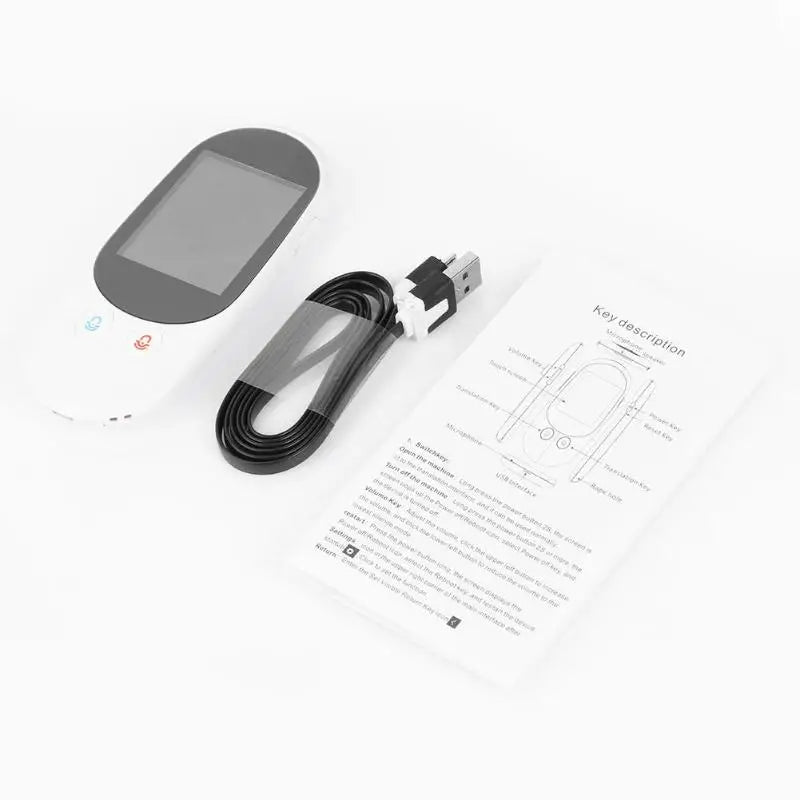 Traductor de voz instantáneo inteligente F1, compatible con 126 idiomas, herramienta de traducción portátil en tiempo real, 1GB + 4GB