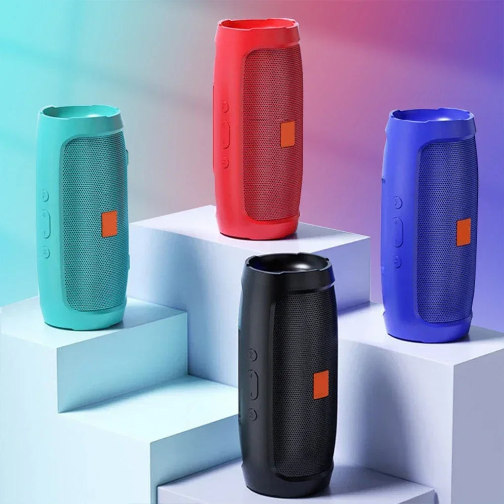 Altavoces Bluetooth J007 con subwoofer, altavoz envolvente estéreo para exteriores, resistente al agua, caja de sonido inalámbrica, compatible con Radio FM, tarjeta TF