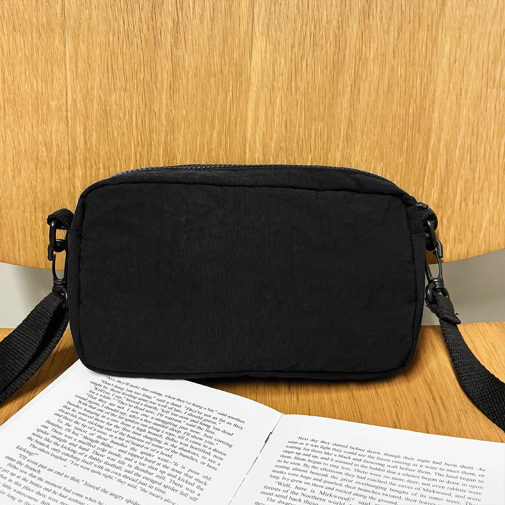 Bolso bandolera deportivo, diseño de estilo de ropa de trabajo, bolso de hombro individual, bolso de pecho ligero multifuncional, bolso para teléfono móvil