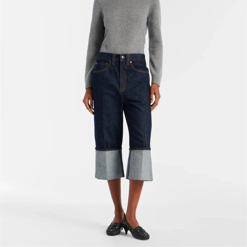 Pantalones de Mezclilla de Cintura Baja para Mujer
