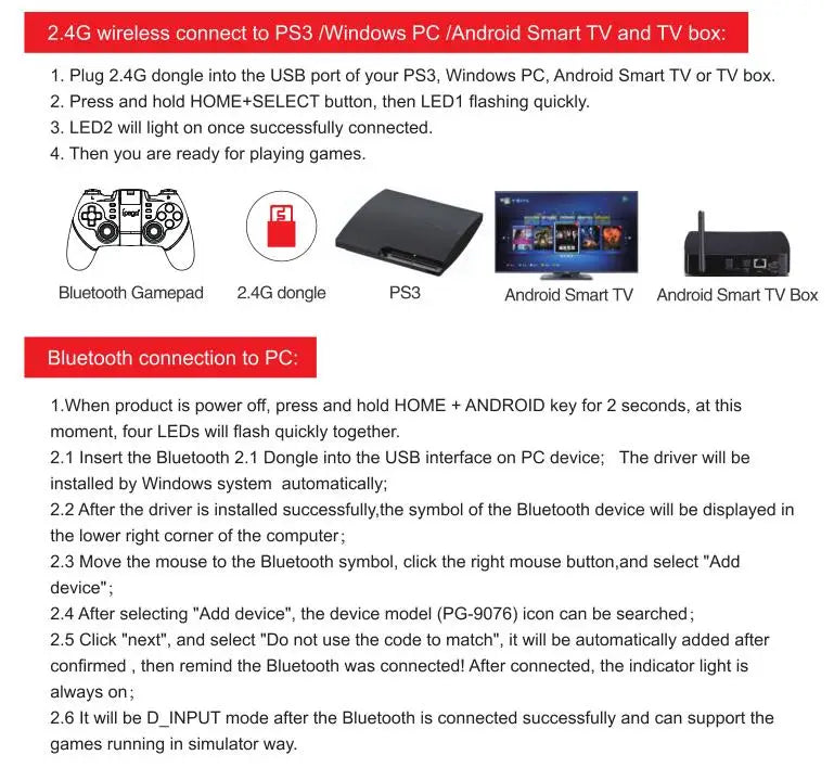 Mando de Control PUBG Bluetooth USB para iPhone Android PC PS4 PS3 Playstation PS 4 3 Nintendo Switch controlador almohadilla de juego móvil