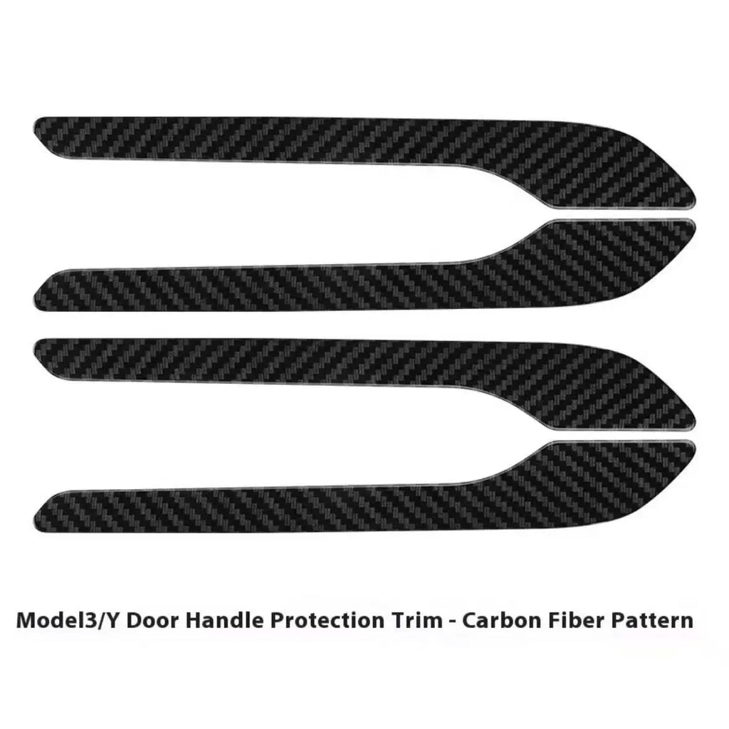 1 Juego de película protectora para manija de puerta Tesla modelo actualizado 3Y, película protectora transparente de TPU resistente a los arañazos