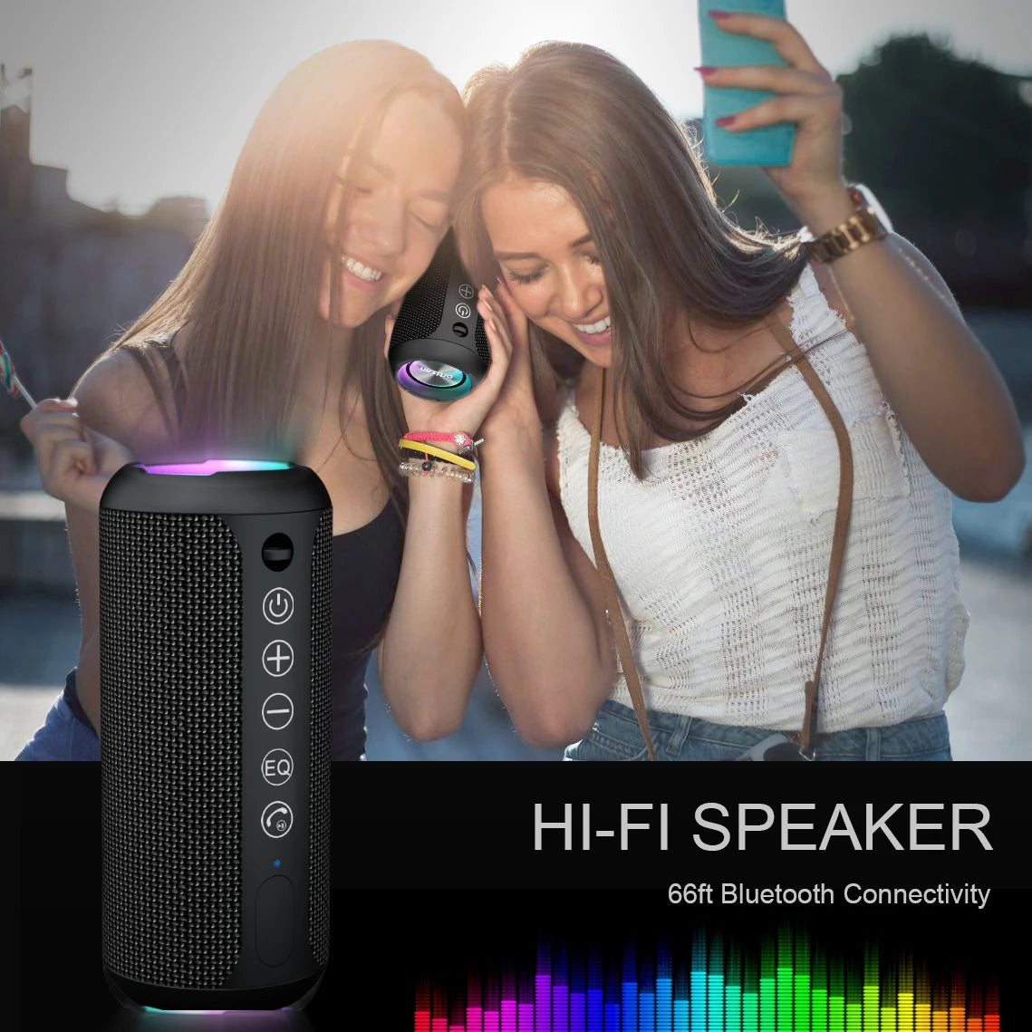 Ortizan X10 Altavoz Bluetooth Portátil IPX7 30H