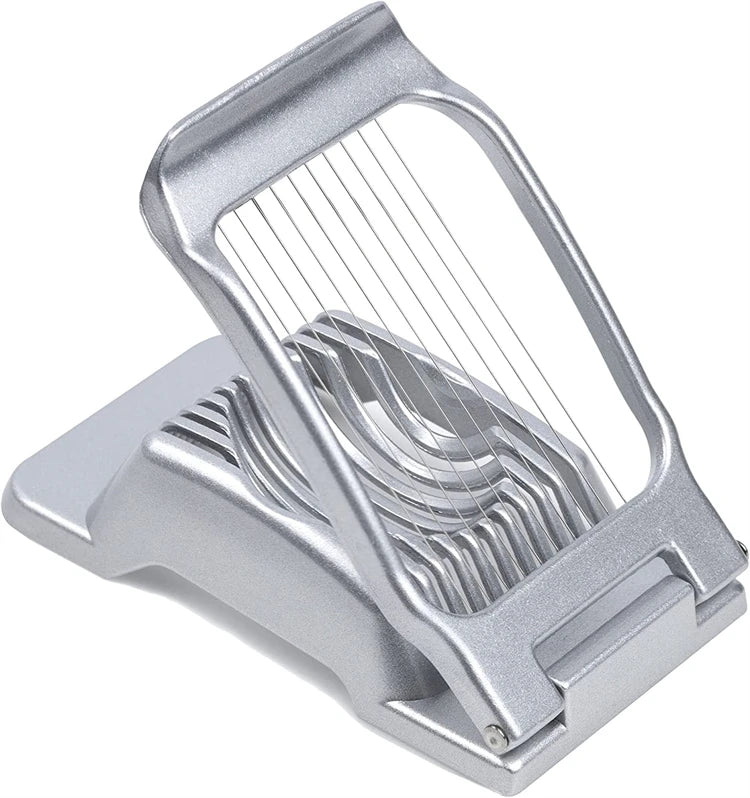 Rebanador de huevos LMETJMA para huevos duros, rebanador de huevos de alambre de acero inoxidable, cortador de cocina, rebanador de setas y fresas JT188