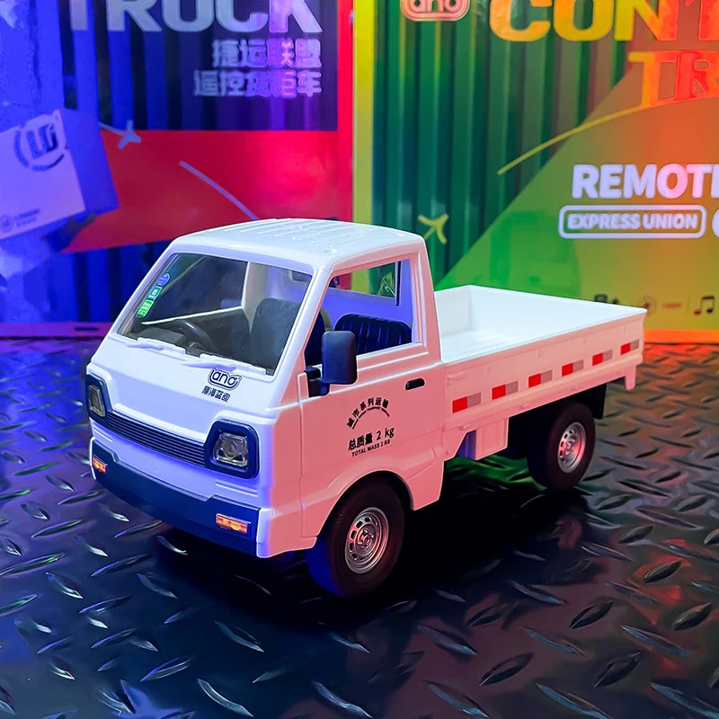 Camión de Carga RC 1:16 con Luces LED para Niños