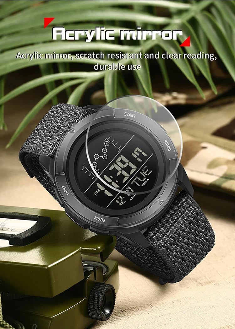 Reloj Deportivo Digital SANDA con Correa de Nailon y Alarma