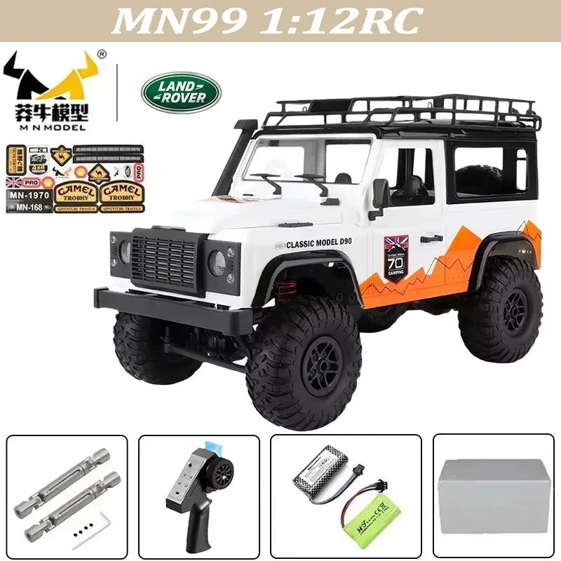 MN82 MN82S Toyota Rc 4x4 Rc CAR 2,4g 1/12 escala completa todoterreno Control remoto coche trepador de control remoto coche de juguete para regalo